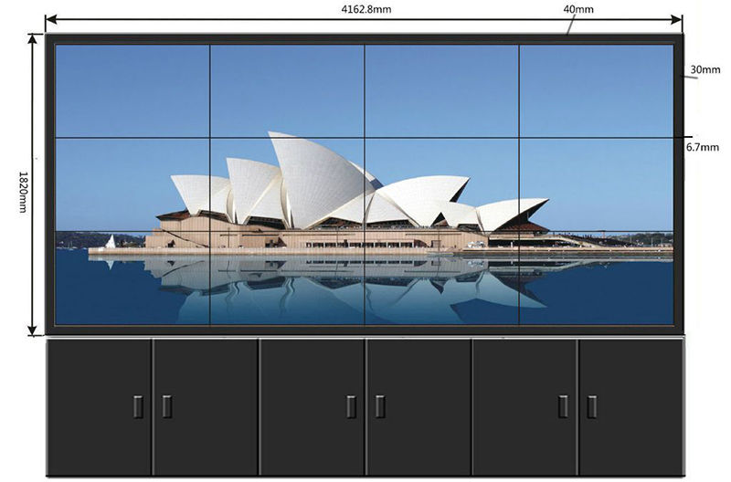 55寸 1.7mm超窄邊液晶拼接屏